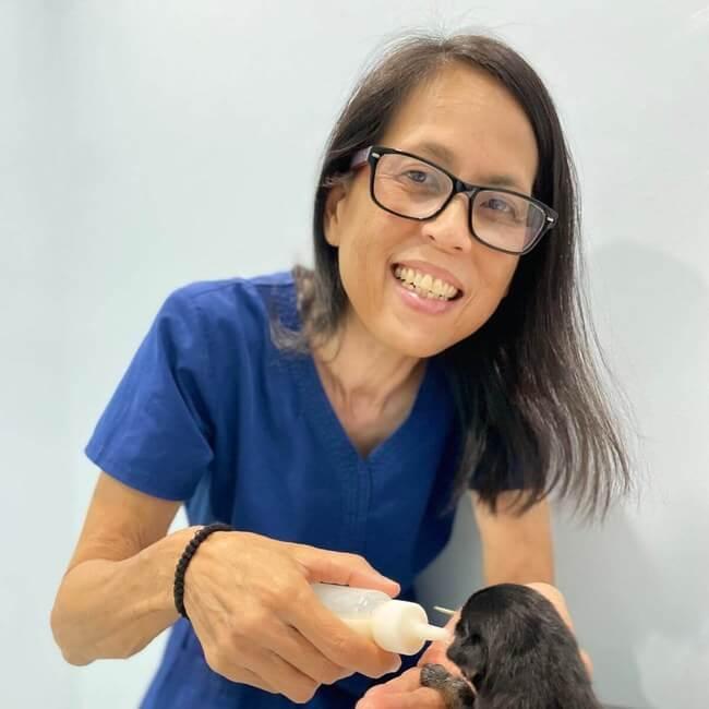 Patty Leal, veterinary assistant at Noah's Ark Animal Centre
